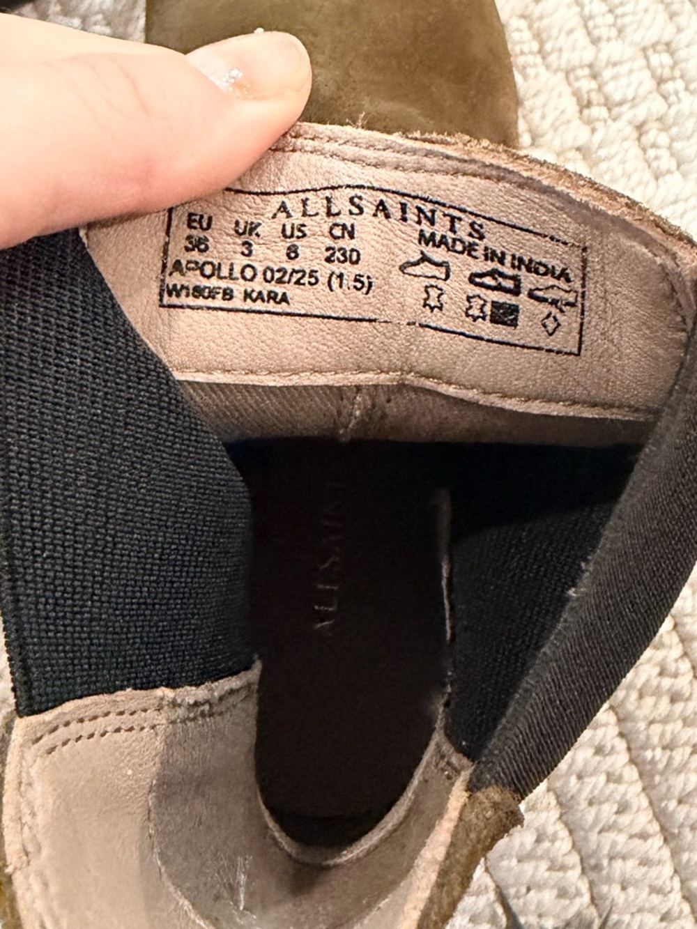 AllSaints Kara Chelsea Boots - Picture 8 of 8